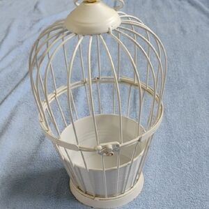 White Decorative Birdcage